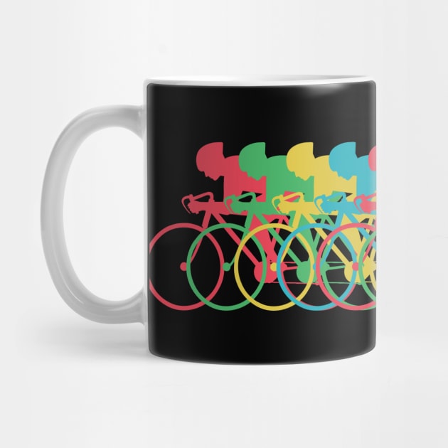 Just Bike, colorful Classic by ysmnlettering